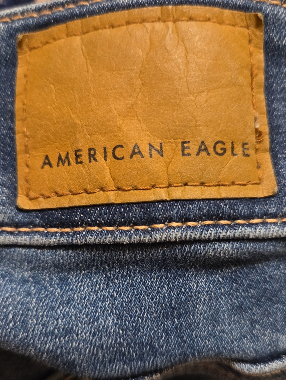 AE Super High Waisted Flare Jeans LIKE NEW SIZE 10 SHORT - Picture 7 of 8